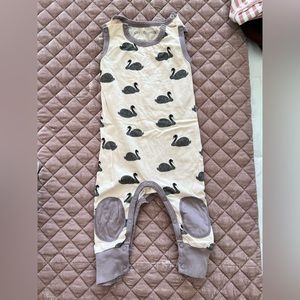 Cat and Dogma One Piece Swan Print